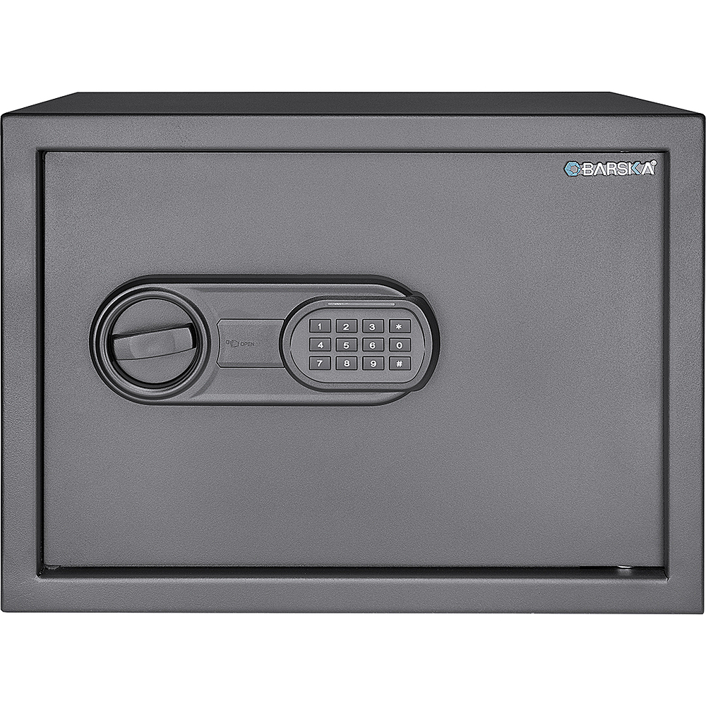Angle View: Barska - WL80 WardenLight Mini LED Digital Keypad Safe - Black