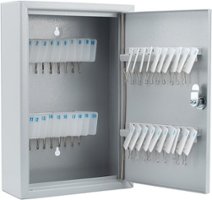 Barska - 40 Position Key Cabinet with Key Lock - Gray - Front_Zoom