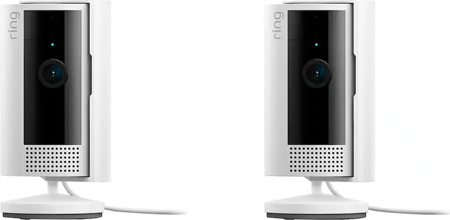 Ring 2 Pack Indoor Plug In 1080p Security Camera (2nd Generation) with ...