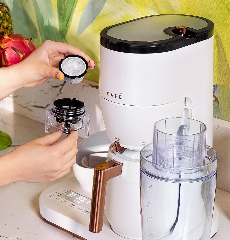 Alt View 13. Café - Grind & Brew Smart Coffee Maker with Gold Cup Standard - Stainless Steel.