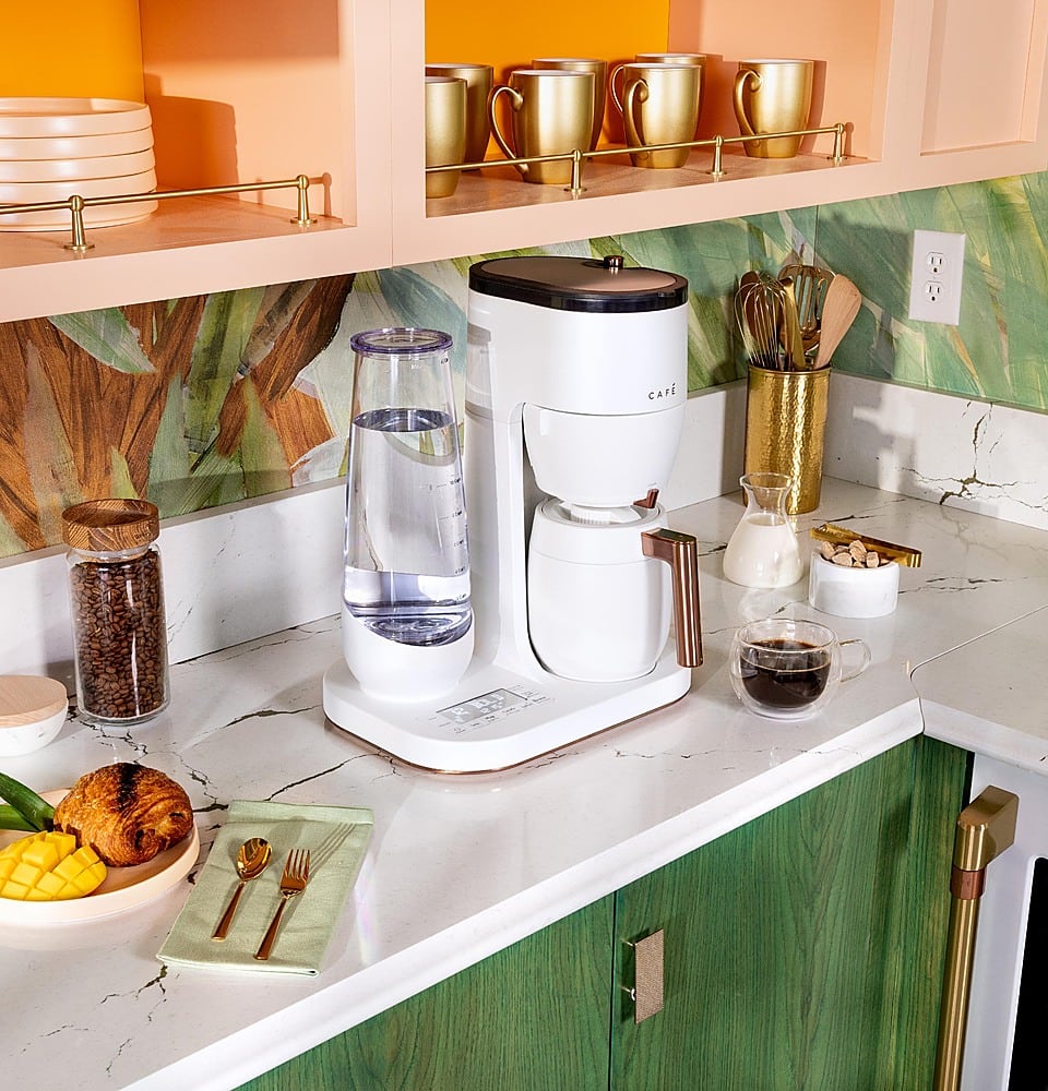 Alt View 13. Café - Grind & Brew Smart Coffee Maker with Gold Cup Standard - Matte Black.