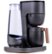 Left. Café - Grind & Brew Smart Coffee Maker with Gold Cup Standard - Matte Black.