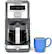 Front. GE - 12 Cup Programmable Coffee Maker with Adjustable Keep Warm Plate and Glass Carafe - Stainless Steel.