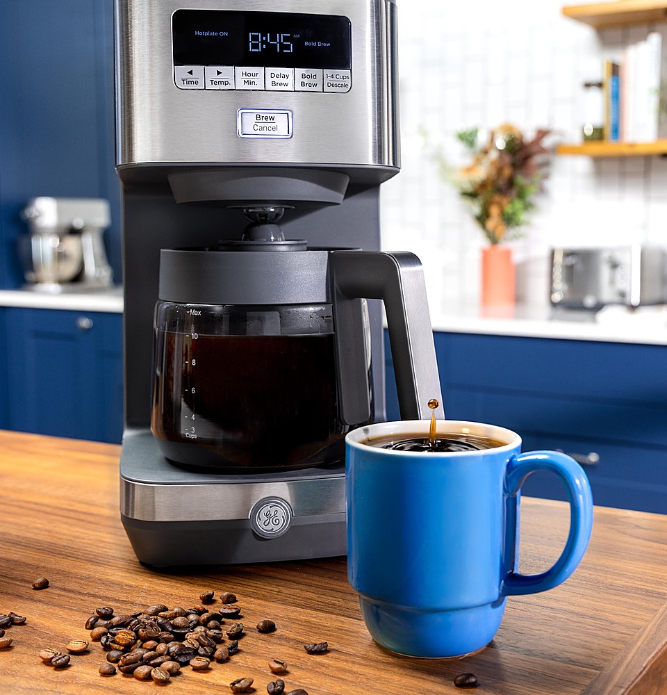 Best Buy: GE Classic Drip 12-Cup Coffee Maker Stainless Steel G7CDAASSPSS
