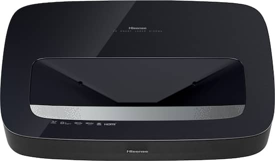 Top Zoom. Hisense - PL1 X-Fusion™ Laser UST Projector, 80"~120", 4K UHD, 2200 ANSI Lms, Dolby Vision & Atmos, Google TV - Gray.