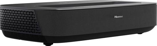 Left Zoom. Hisense - PL1 X-Fusion™ Laser UST Projector, 80"~120", 4K UHD, 2200 ANSI Lms, Dolby Vision & Atmos, Google TV - Gray.