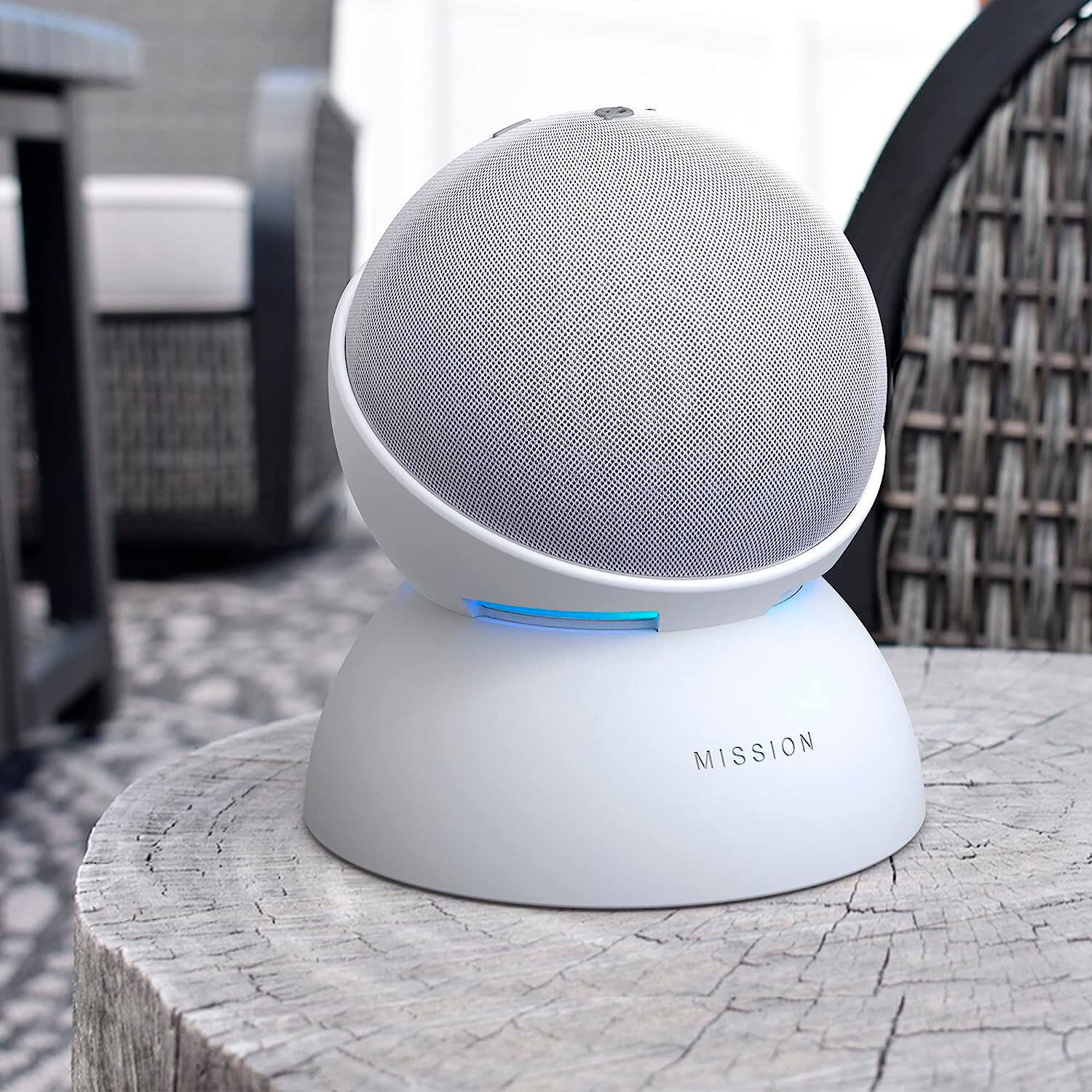 Alt View 12. Amazon - Echo Dot Battery Base for 4th and 5th Gen Echo Dot - White.