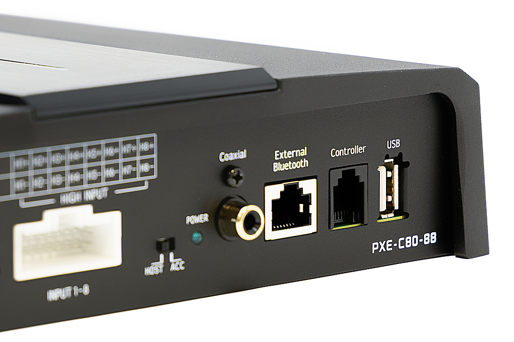 Back. Alpine - OPTIM 8 8-Channel Sound Processor and Amplifier with Automatic Sound Tuning - Black.