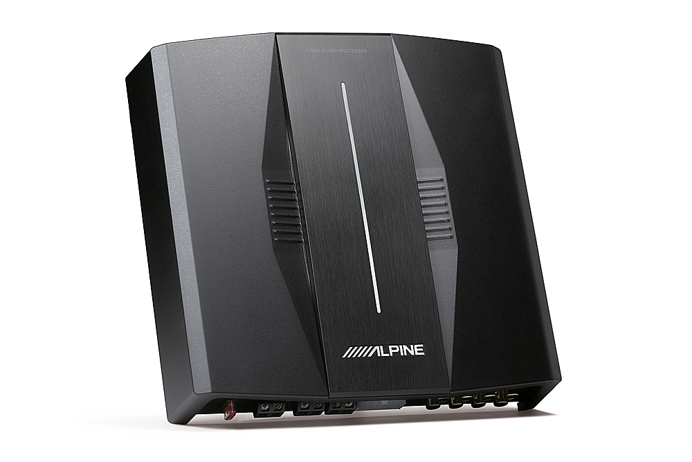 Angle View: Alpine - OPTIM 8 8-Channel Sound Processor and Amplifier with Automatic Sound Tuning - Black