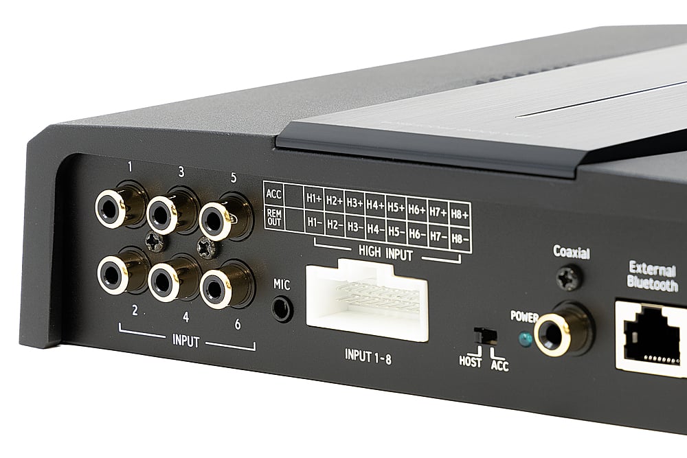 Alt View 12. Alpine - OPTIM 8 8-Channel Sound Processor and Amplifier with Automatic Sound Tuning - Black.