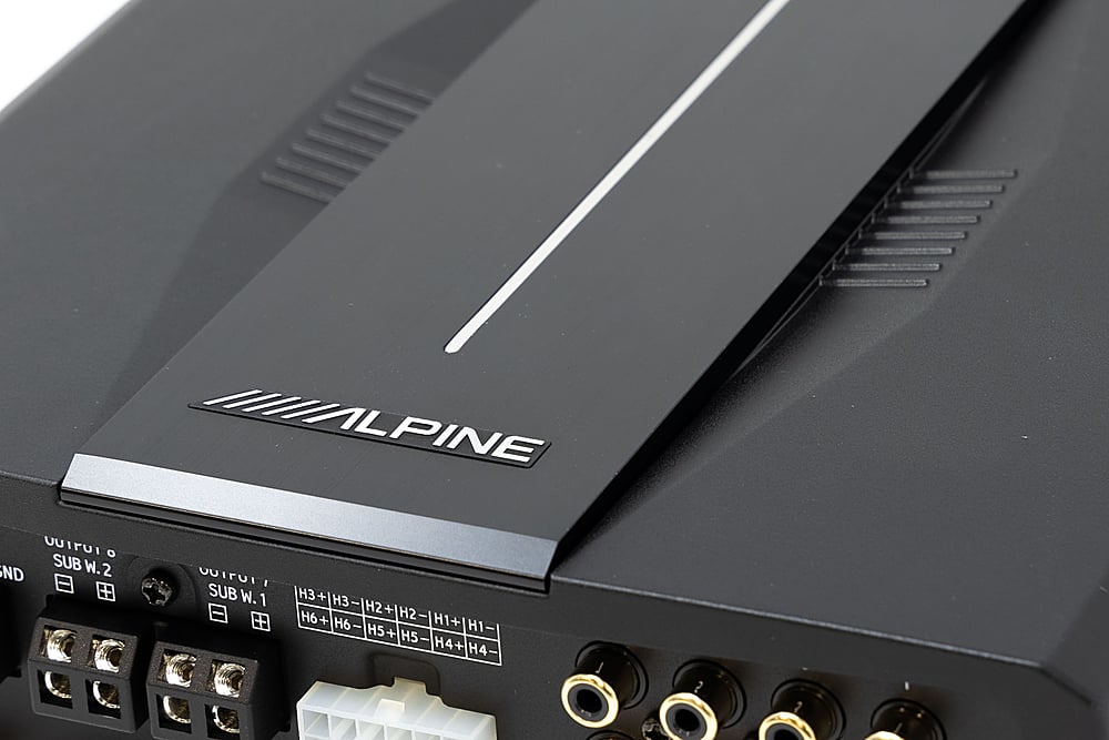 Alt View 15. Alpine - OPTIM 8 8-Channel Sound Processor and Amplifier with Automatic Sound Tuning - Black.