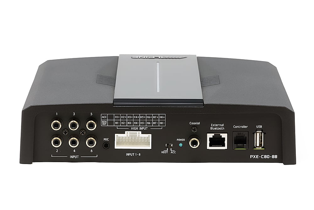 Alt View 16. Alpine - OPTIM 8 8-Channel Sound Processor and Amplifier with Automatic Sound Tuning - Black.