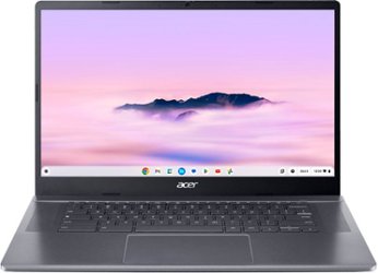 Acer - Chromebook Plus 515 – 15.6" Full HD Laptop  - Intel Core i3-1215U  with 8GB LPDDR5X – 128GB UFS - Steel Gray - Front_Zoom
