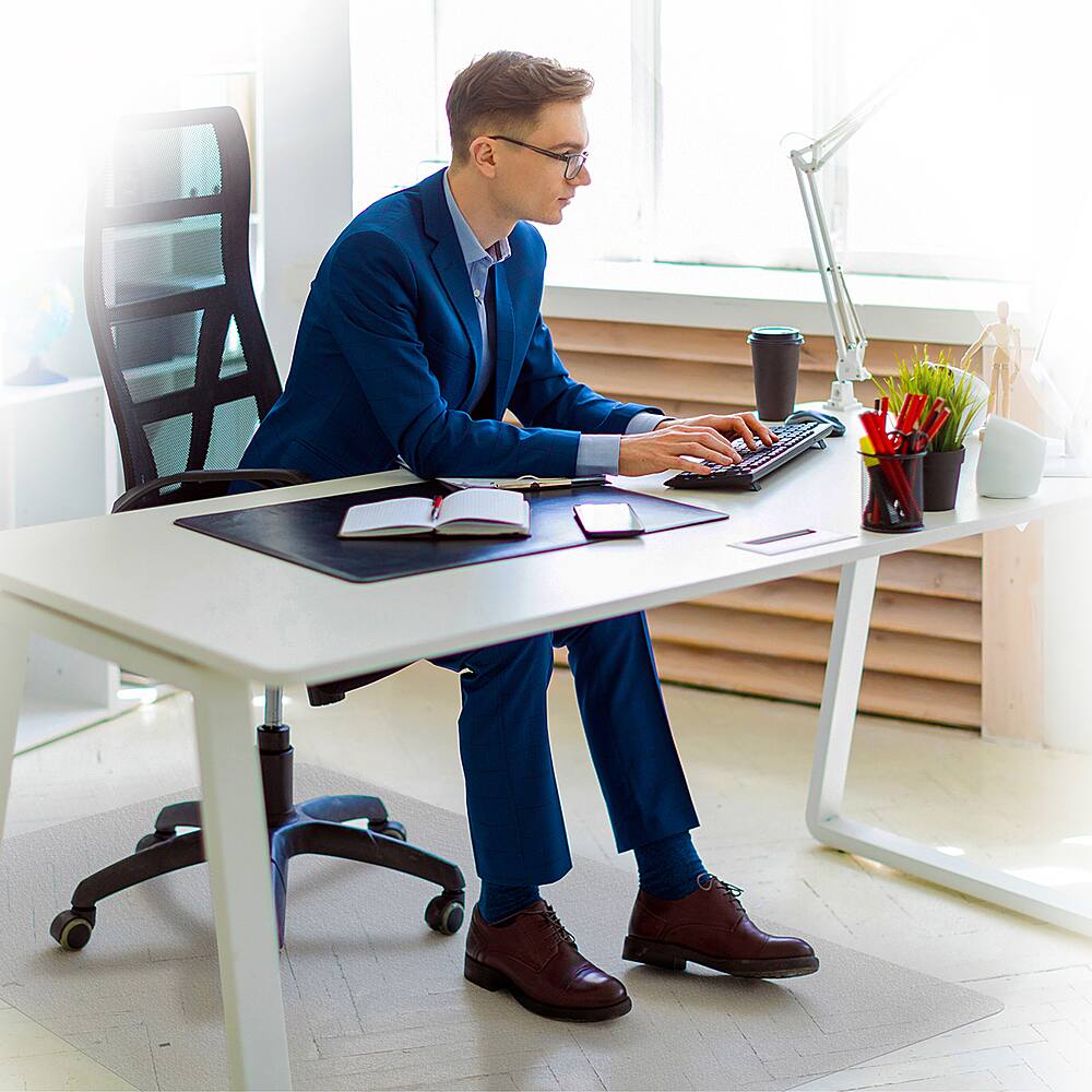 Deflecto Ergonomic Sit-Stand Chair Mat for Multi-surface