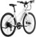 Left. Aventon - Soltera.2 Speed Step-Through Ebike w/46 mile Max Operating Range and 20 MPH Max Speed - Ghost White.