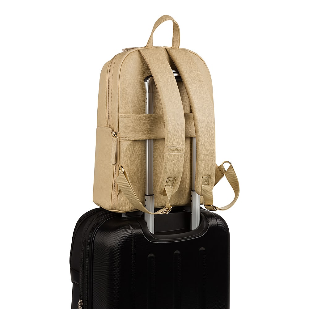 Alt View 17. SwissGear - SwissGear - 9901 Ladies Laptop Backpack - Gold.