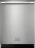 Frigidaire - 24" Top Control Built-In Stainless Steel Tub Built-In Dishwasher with CleanBoost - Stainless Steel - Front_Zoom