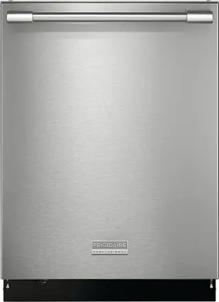 Frigidaire - Professional 24" Top Control Built-In Tub Built-In Dishwasher with CleanBoost Technology, 47 dBA - Stainless Steel