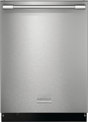 Frigidaire - 24" Top Control Built-In Stainless Steel Tub Built-In Dishwasher with CleanBoost - Stainless Steel
