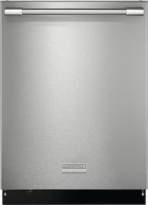 Frigidaire - Professional 24" Top Control Built-In Stainless Steel Tub Built-In Dishwasher with CleanBoost Technology, 47 dBA - Stainless Steel