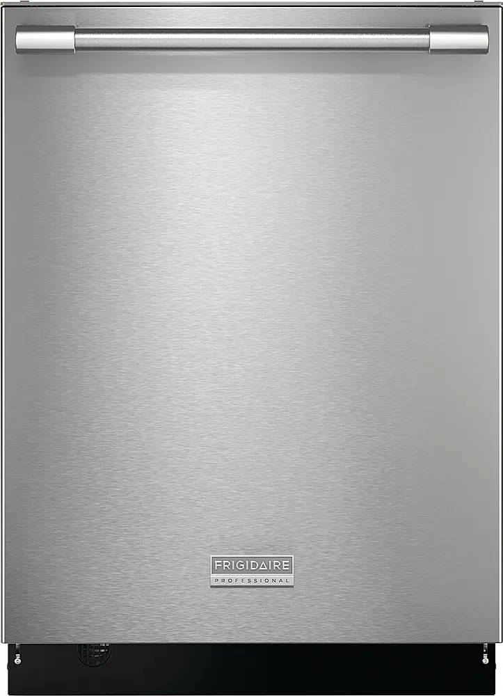 Frigidaire - Professional 24" Top Control Built-In Tub Built-In Dishwasher with CleanBoost Technology, 47 dBA - Stainless Steel