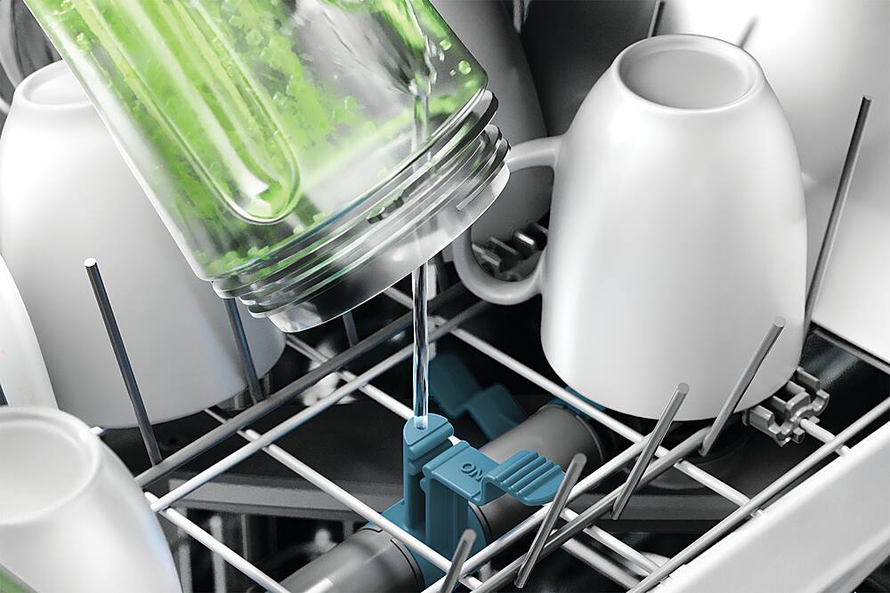 Alt View 15. Frigidaire - 24" Top Control Built-In Stainless Steel Tub Built-In Dishwasher with CleanBoost - Stainless Steel.