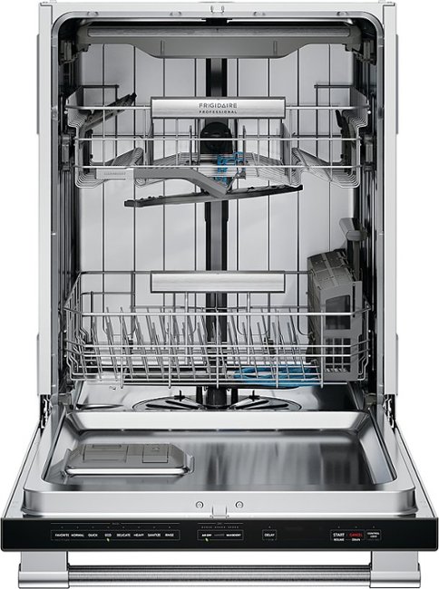 Frigidaire - 24" Top Control Built-In Stainless Steel Tub Built-In Dishwasher with CleanBoost - Stainless Steel_3