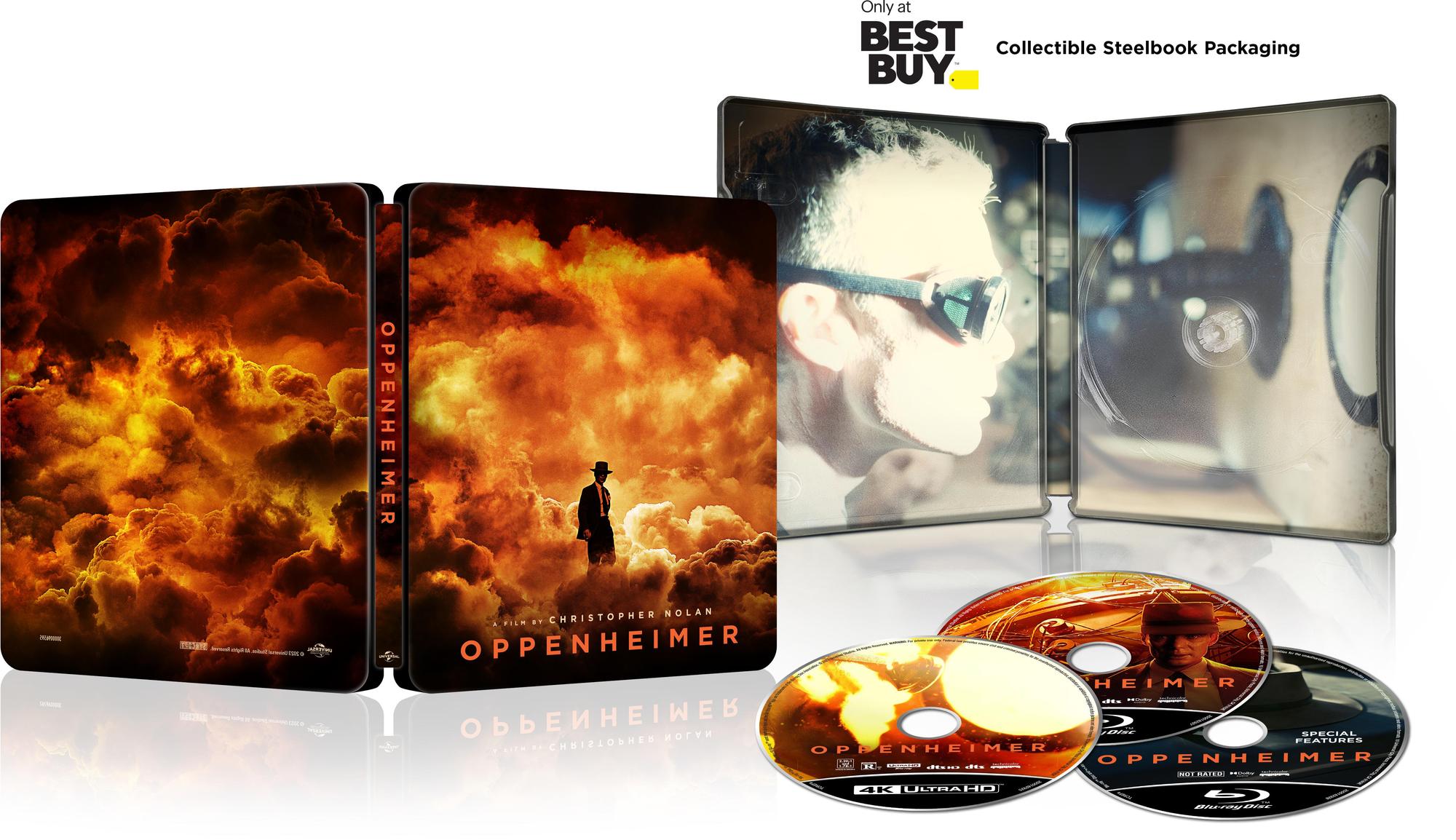 Best Buy: Oppenheimer [SteelBook] [4k Ultra HD Blu-ray/Blu-ray] [Only @  Best Buy]