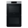 Samsung - BESPOKE 30" Built-In Electric Convection Double Wall Oven with AI Pro Cooking Camera - Stainless Steel
