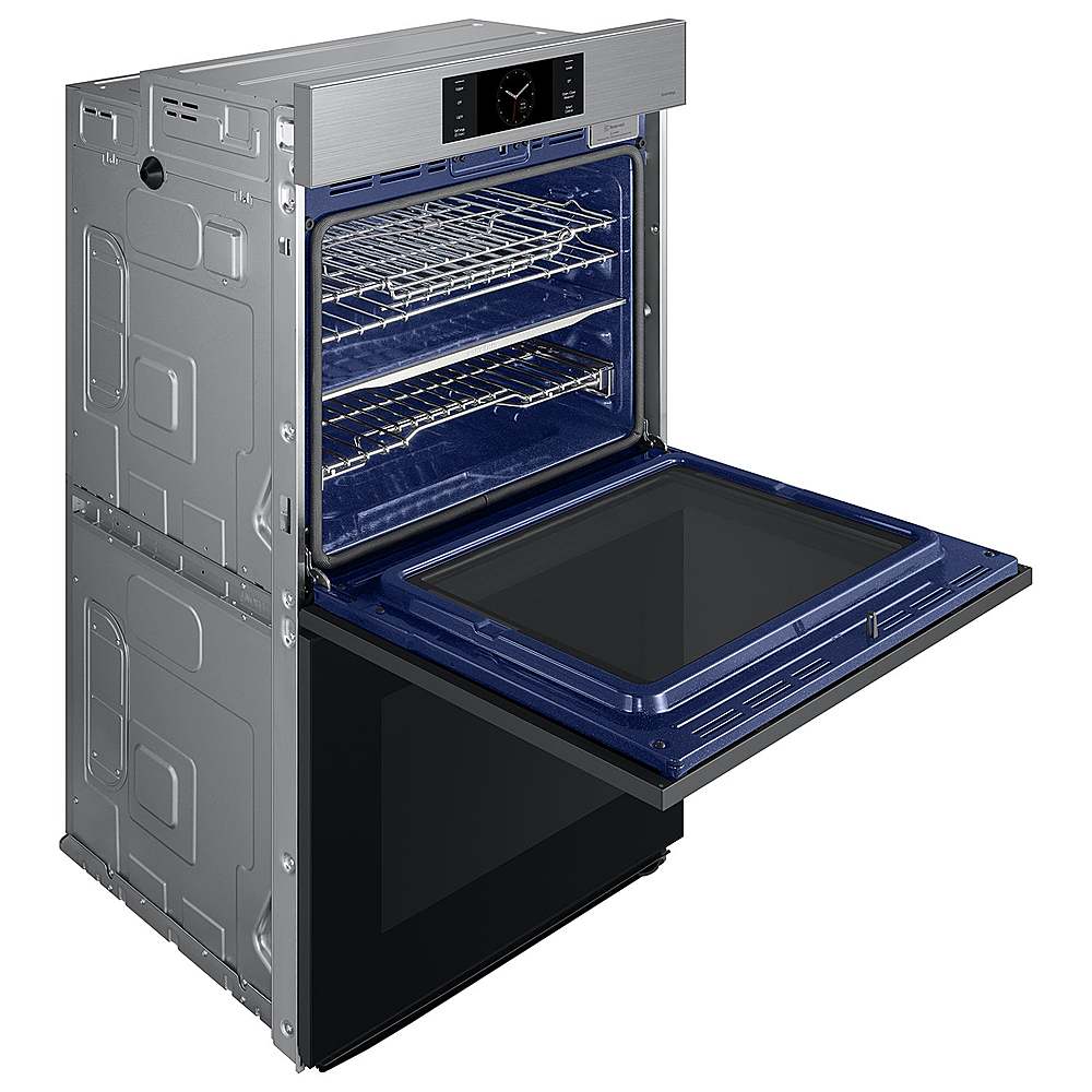 Alt View 15. Samsung - BESPOKE 30" Built-In Electric Convection Double Wall Oven with AI Pro Cooking Camera - Stainless Steel.