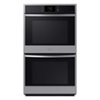 Samsung - 30" Built-In Electric Convection Double Wall Oven with Steam Cook - Stainless Steel