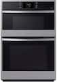 Samsung - 30" Built-In Electric Convection Combination Wall Oven with Microwave and Steam Cook - Stainless Steel