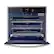Alt View 13. Samsung - 30" Built-In Single Electric Convection Wall Oven with Steam Cook - Stainless Steel.
