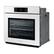 Alt View 12. Samsung - BESPOKE 30" Built-In Single Electric Convection Wall Oven with AI Pro Cooking Camera - White Glass.