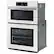 Alt View 12. Samsung - BESPOKE 30" Built-In Electric Convection Combination Wall Oven with Microwave and Flex Duo - White Glass.