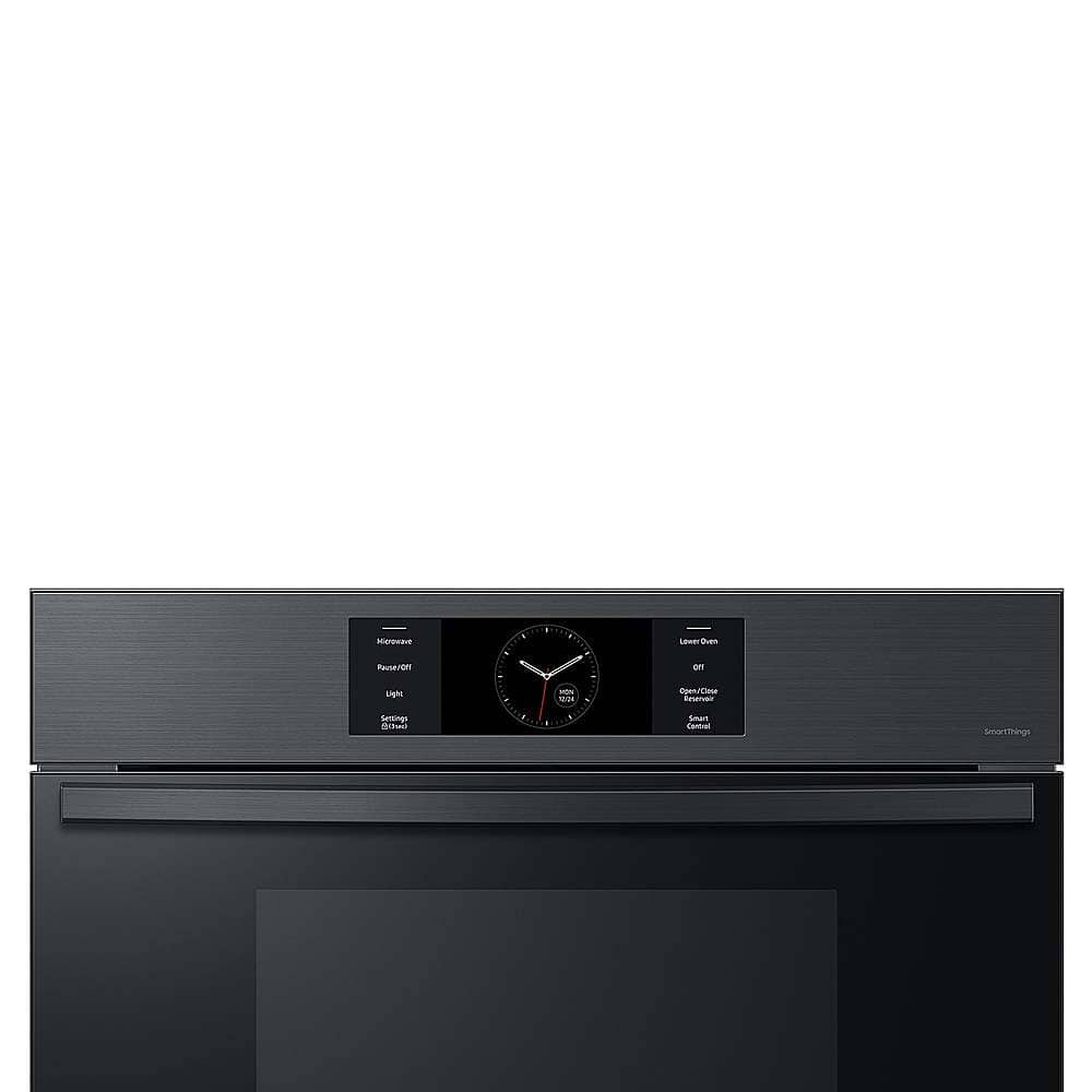 Alt View 17. Samsung - BESPOKE 30" Built-In Electric Convection Combination Wall Oven with Microwave and Flex Duo - Matte Black.