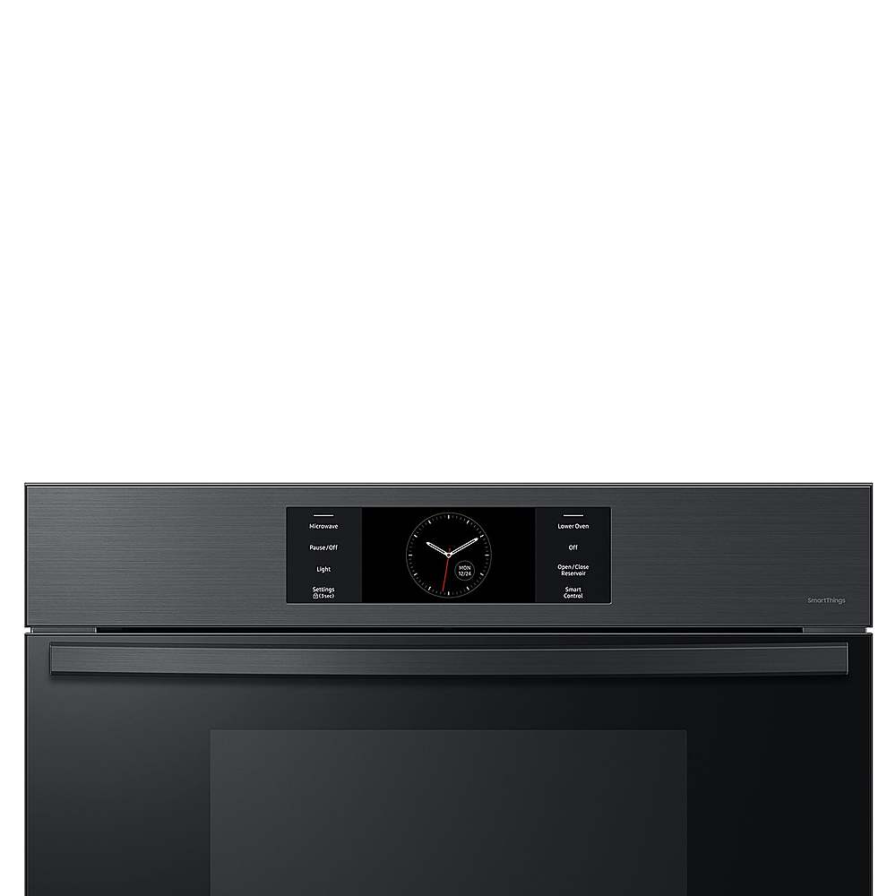 Alt View 17. Samsung - BESPOKE 30" Built-In Electric Convection Combination Wall Oven with Microwave and Flex Duo - Matte Black.