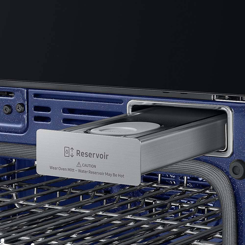 Alt View 18. Samsung - BESPOKE 30" Built-In Electric Convection Combination Wall Oven with Microwave and Flex Duo - Matte Black.