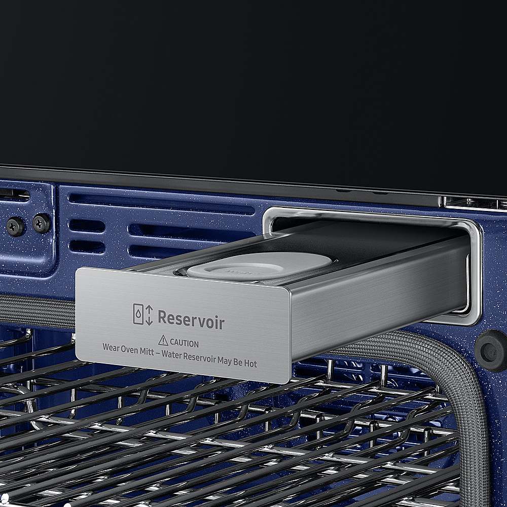 Alt View 18. Samsung - BESPOKE 30" Built-In Electric Convection Combination Wall Oven with Microwave and Flex Duo - Matte Black.