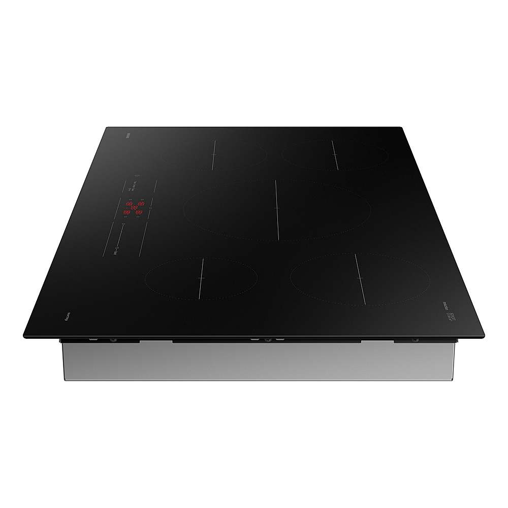 Alt View 15. Samsung - 36" Built-In Electric Induction Cooktop with 5 Burners and Wi-Fi - Black.