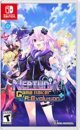 Front. Idea Factory - Neptunia Game Maker R:Evolution. - T (Teen 13+)
