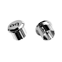 AudioQuest  RCA Noise-Stopper Caps (Set of  10) - Silver - Front_Zoom