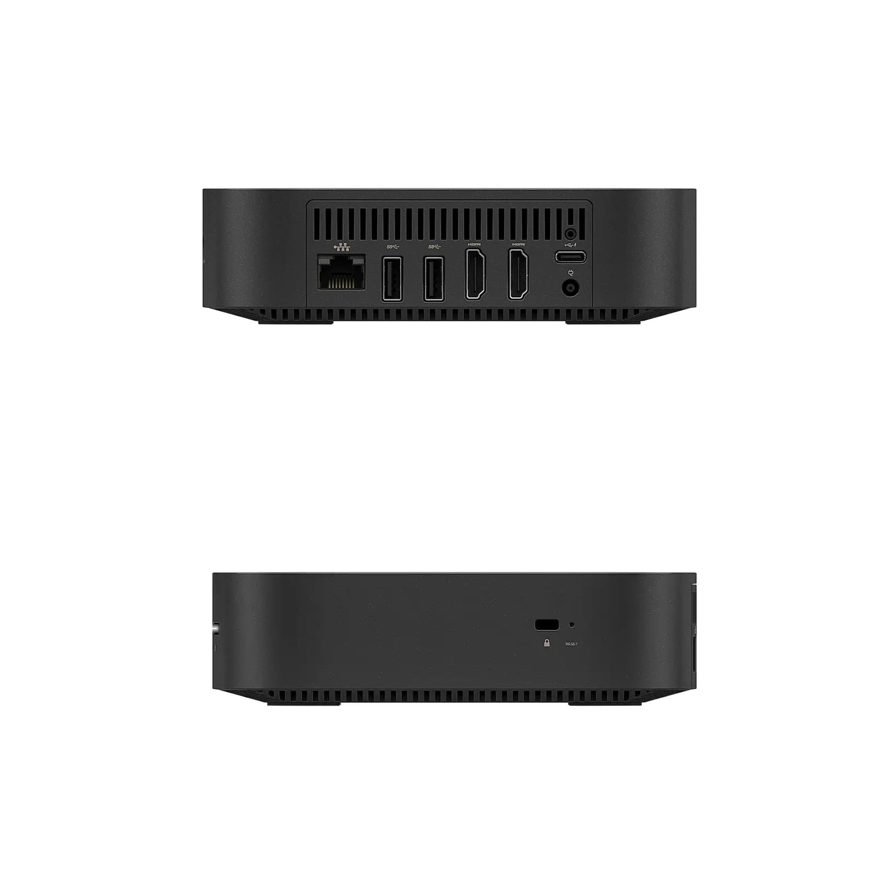 Alt View 1. HP - HP Chromebox 8R2T3UT#ABA Celeron 7305, 16GB RAM, 64GB eMMC, Intel UHD, Chrome OS, Wi-Fi 6E, USB Hub Included - Black.