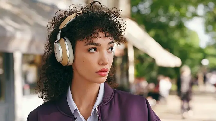 Alt View 27. Bowers & Wilkins - Px8 Over-Ear Wireless Noise Cancelling Headphones - Tan.