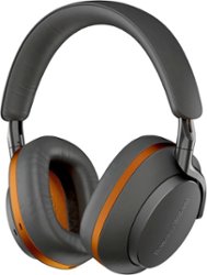 Bowers & Wilkins - Px8 Over-Ear Wireless Noise Cancelling Headphones - Gray - Front_Zoom