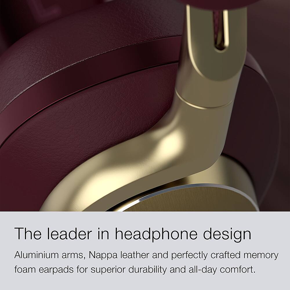 The leader in headphone design. Aluminum arms, Nappa leather and perfectly crafted memory foam earpads for superior durability and all-day comfort.