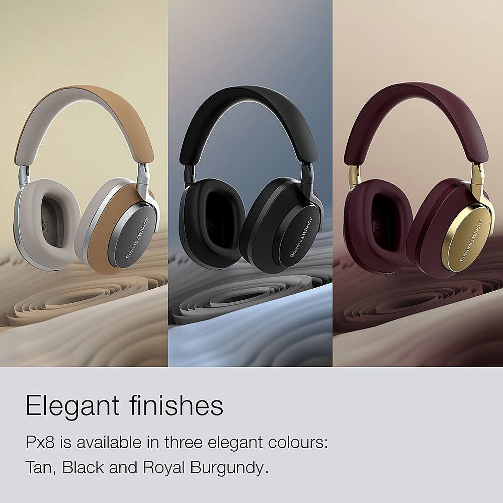 Elegant finishes Px8 is available in three elegant colours: Tan, Black and Royal Burgundy.