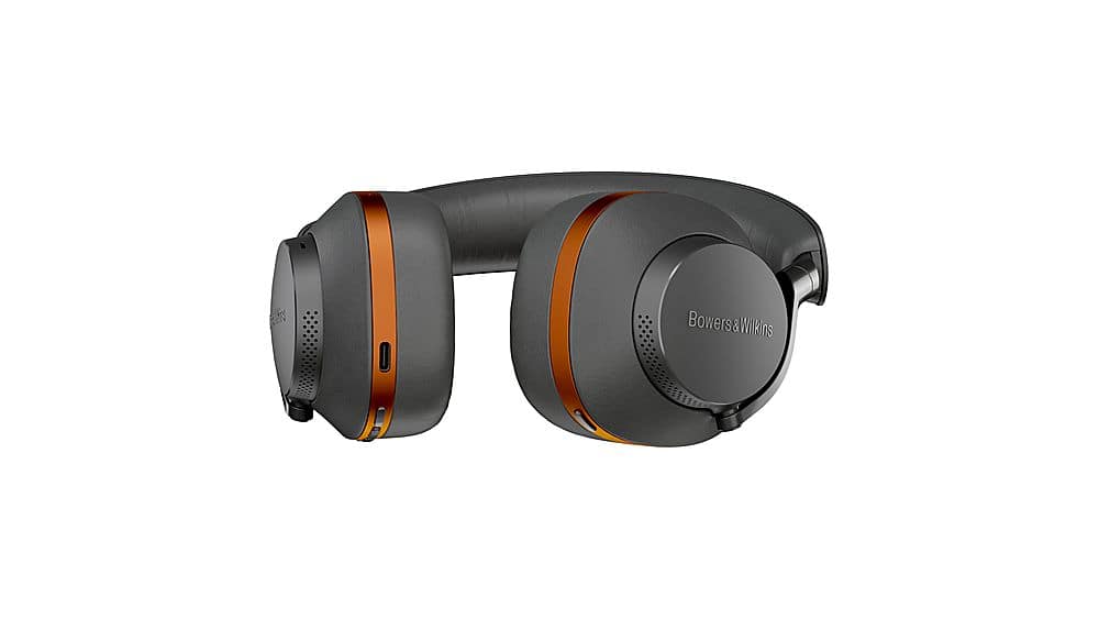 Alt View 18. Bowers & Wilkins - Px8 Over-Ear Wireless Noise Cancelling Headphones - Gray.