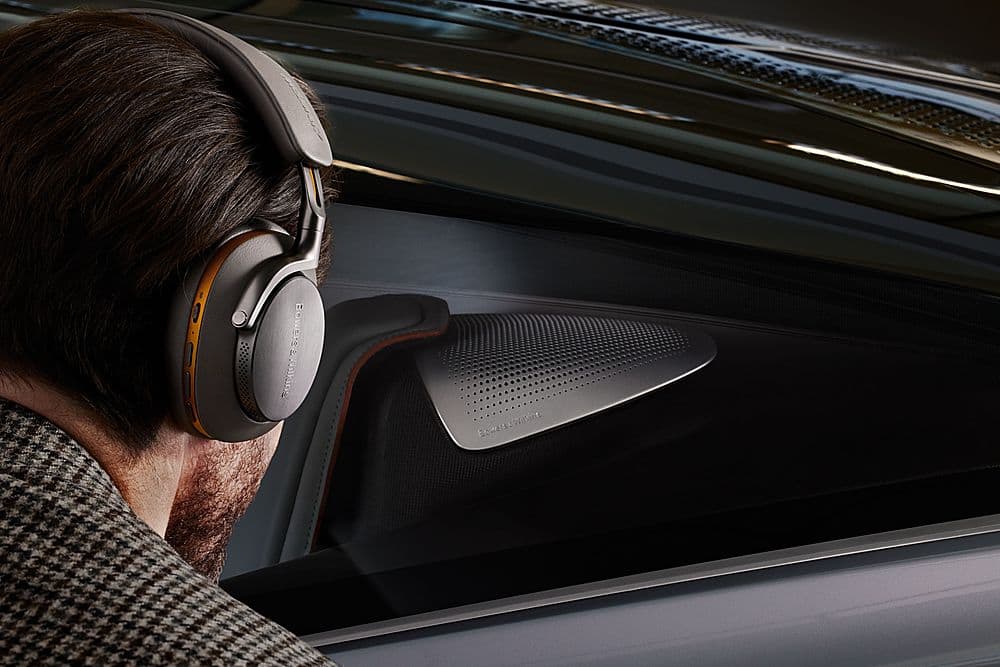 Alt View 29. Bowers & Wilkins - Px8 Over-Ear Wireless Noise Cancelling Headphones - Gray.