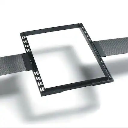 Front. Bowers & Wilkins - PMK 7.3W Pre-Construction Bracket for CWM7.3/CWM7.3 S2 In-Wall Speaker - Black.